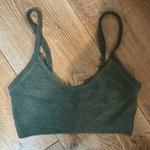 Zara Sage Green Crop Top